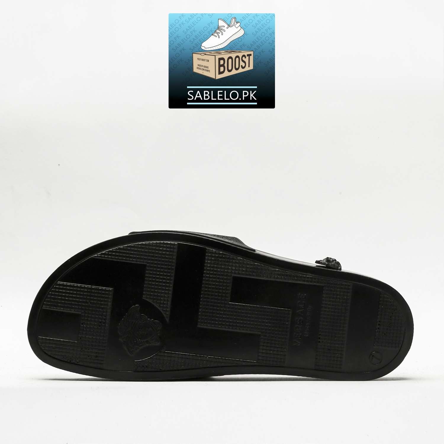 Versace Slippers Triple Black - Premium Shoes from perfectshop - Just Rs.2499! Shop now at Sablelo.pk