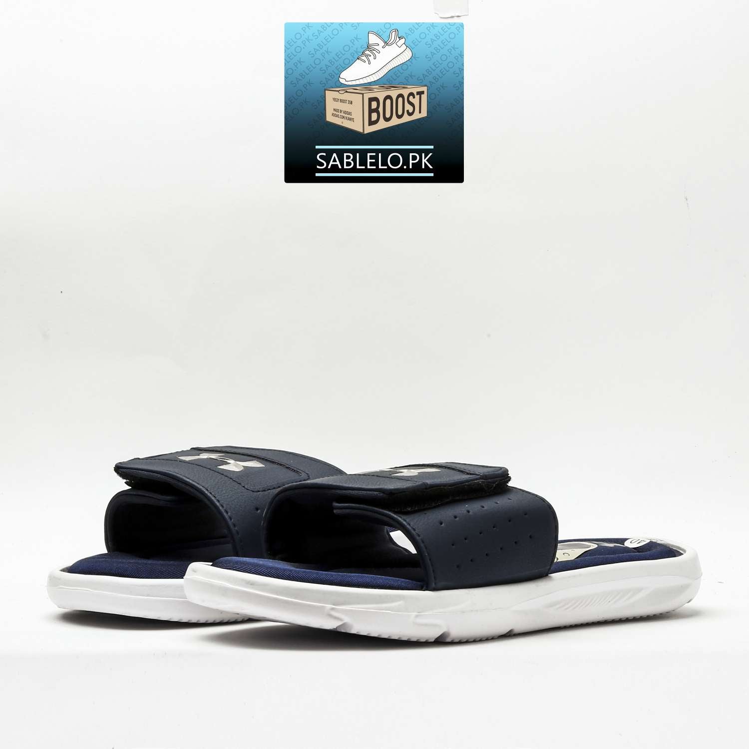 Under Armor slippers Blue - Premium Shoes from perfectshop - Just Rs.2499! Shop now at Sablelo.pk