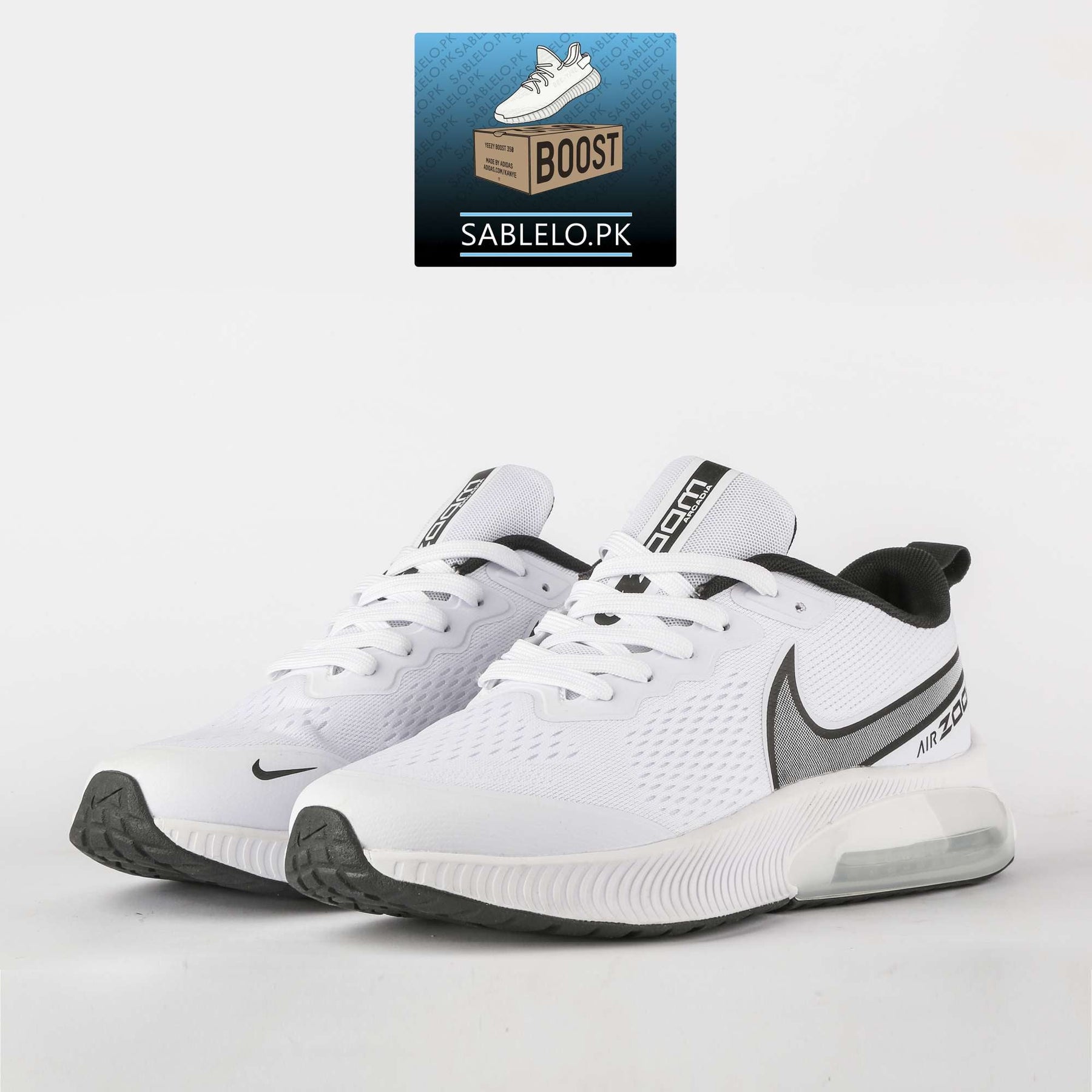 Nike Air Zoom Arcadia White Black - Premium Shoes from shoes - Just Rs.3999! Shop now at Sablelo.pk