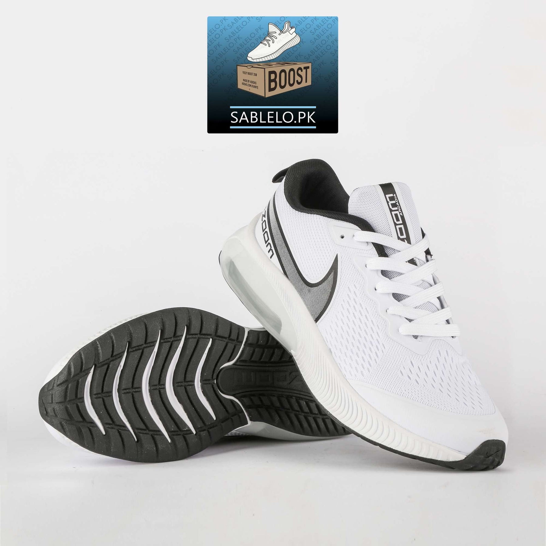 Nike Air Zoom Arcadia White Black - Premium Shoes from shoes - Just Rs.3999! Shop now at Sablelo.pk