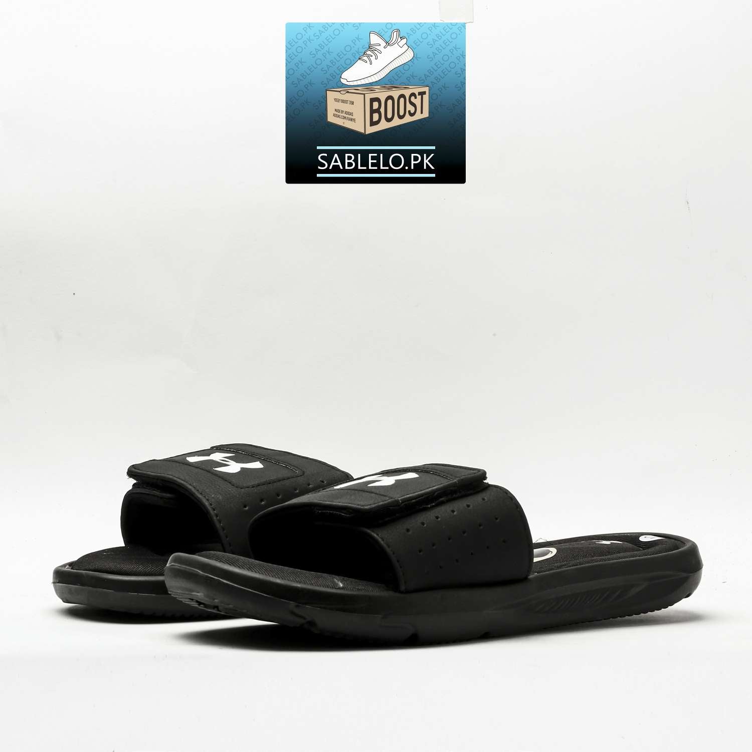 Under Armor Slippers Black - Premium Shoes from perfectshop - Just Rs.2499! Shop now at Sablelo.pk