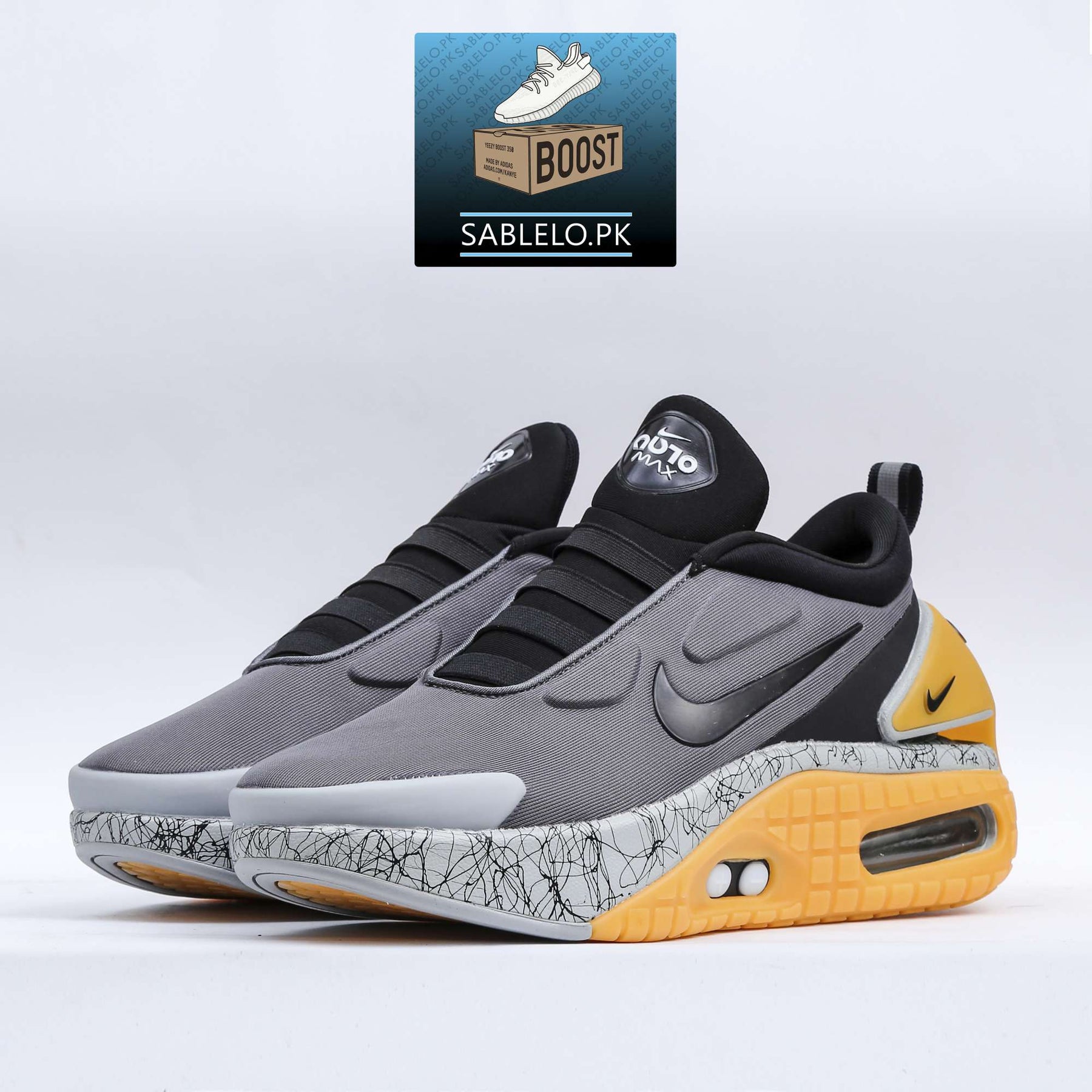 Nike Adobt Auto Max Gray Orange - Premium Shoes from perfectshop - Just Rs.8999! Shop now at Sablelo.pk