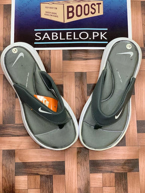 Nike Flip Flops Gray White - Premium Shoes from perfectshop - Just Rs.2499! Shop now at Sablelo.pk