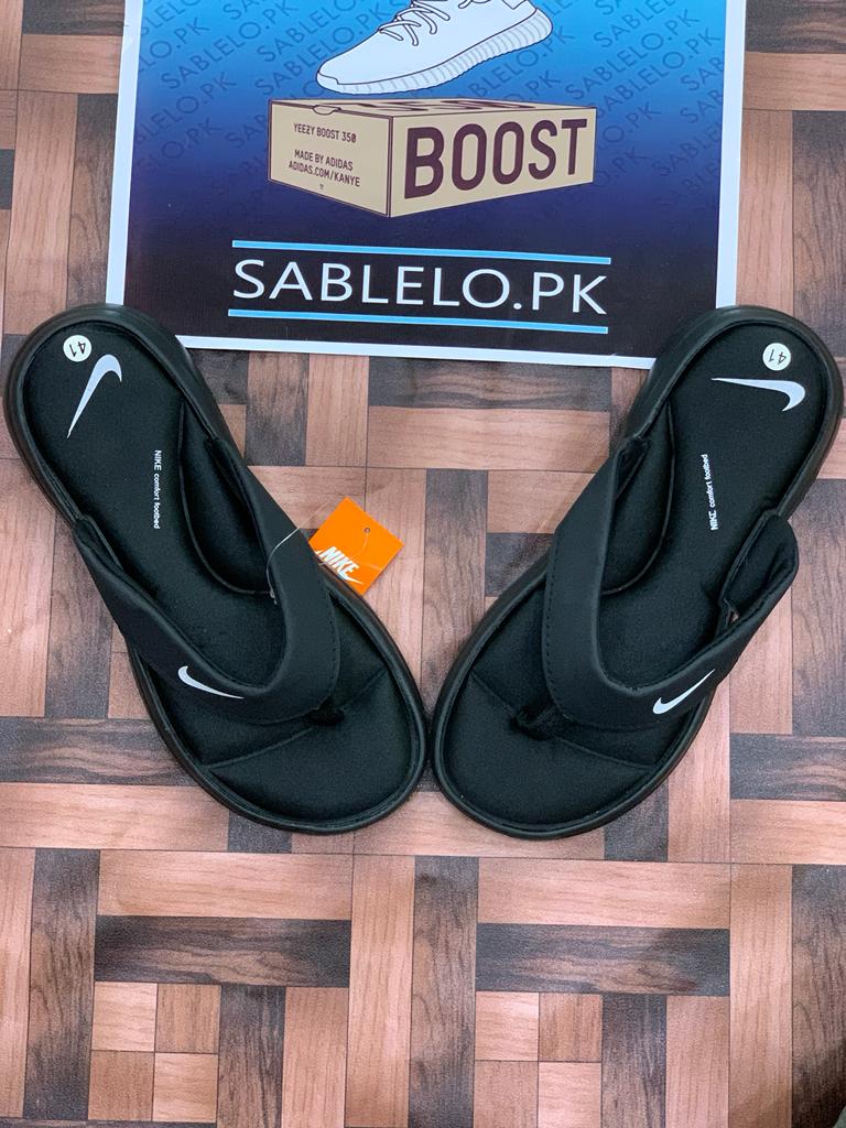 Nike Flip Flops Triple Black - Premium Shoes from perfectshop - Just Rs.2499! Shop now at Sablelo.pk