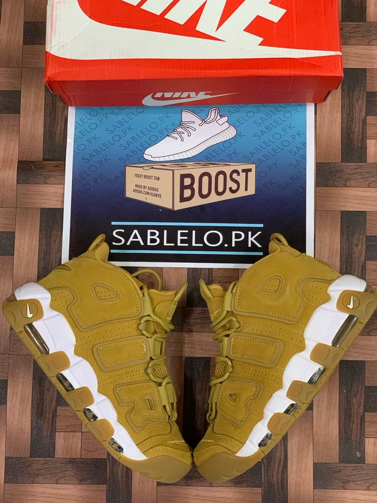 Nike Airmore Uptempo Camel (Dot Perfect) - Premium Shoes from perfectshop - Just Rs.9999! Shop now at Sablelo.pk