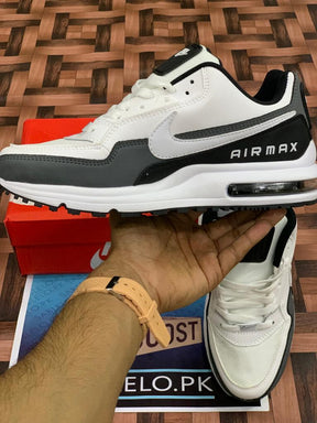 Nike Airmax Premium Quality White Gray Black - Premium Shoes from shoes - Just Rs.9999! Shop now at Sablelo.pk