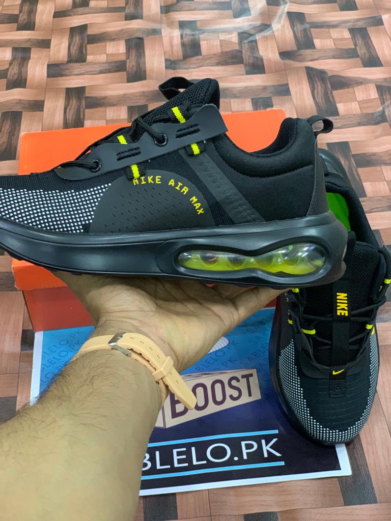 Nike Airmax 21 Black Yellow - Premium Shoes from perfectshop - Just Rs.4499! Shop now at Sablelo.pk