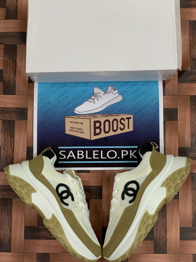 Gucci Shoes Big Sole White Khaki - Premium Shoes from perfectshop - Just Rs.3999! Shop now at Sablelo.pk