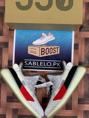 Adidas Yeezy 350 White Red - Premium Shoes from perfectshop - Just Rs.4999! Shop now at Sablelo.pk