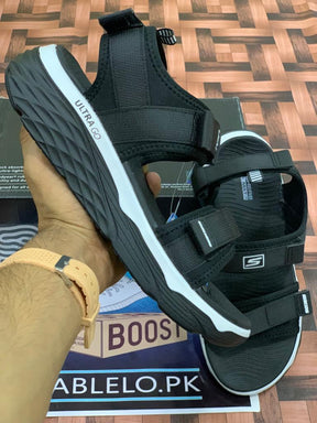Skatchers Sandles Ultrago Black With Black sole - Premium Shoes from shoes - Just Rs.5999! Shop now at Sablelo.pk