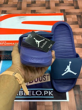 Jordan Slides Navy Blue - Premium Shoes from perfectshop - Just Rs.1999! Shop now at Sablelo.pk