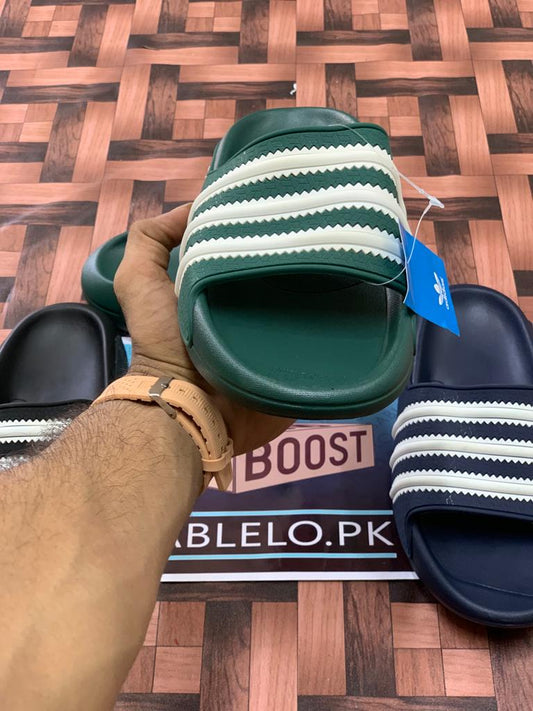 Adidas Adilette Slides Green White Premium Quality