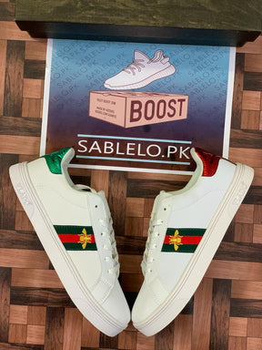 Gucci Ace bee Sneaker White - Premium Shoes from Sablelo.pk - Just Rs.1999! Shop now at Sablelo.pk