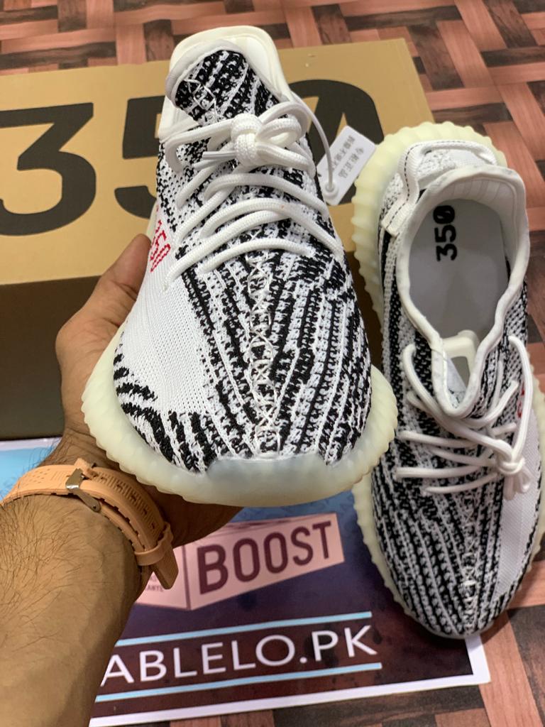 Yeezy Boost 350 V2 Zebra - Premium Shoes from Sablelo.pk - Just Rs.7999! Shop now at Sablelo.pk
