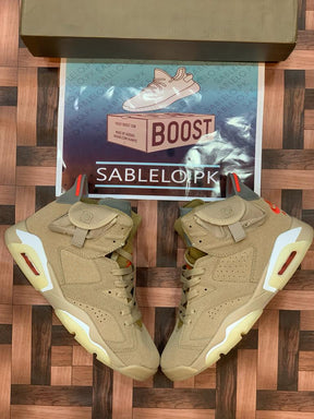 Nike Jordan 6 Khaki Premium Quality(Dot Perfect)