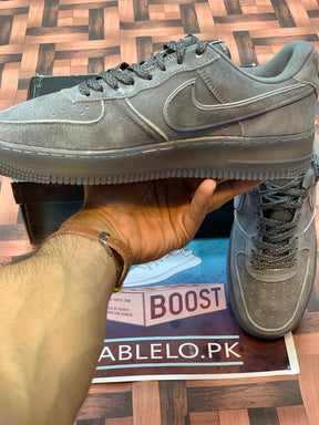 AirForce Wolf Gray( SUEDE) Premium Quality (Dot Perfect) - Premium Shoes from Sablelo.pk - Just Rs.9999! Shop now at Sablelo.pk