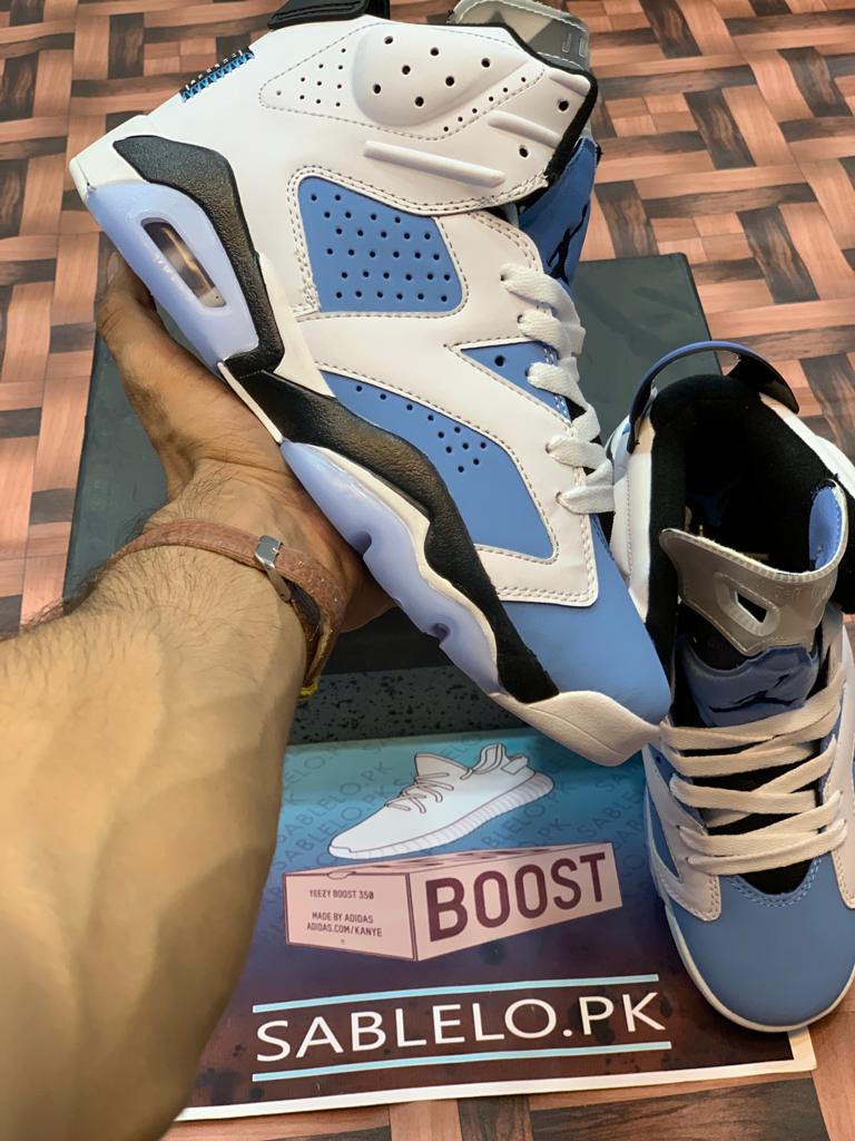 Jordan 6 Retro UNC White Premium Quality (Dot Perfect)Jordan 6 Retro