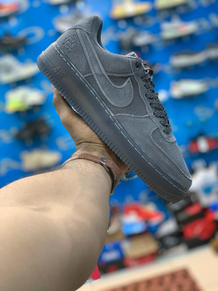 AirForce Wolf Gray( SUEDE) Premium Quality (Dot Perfect)