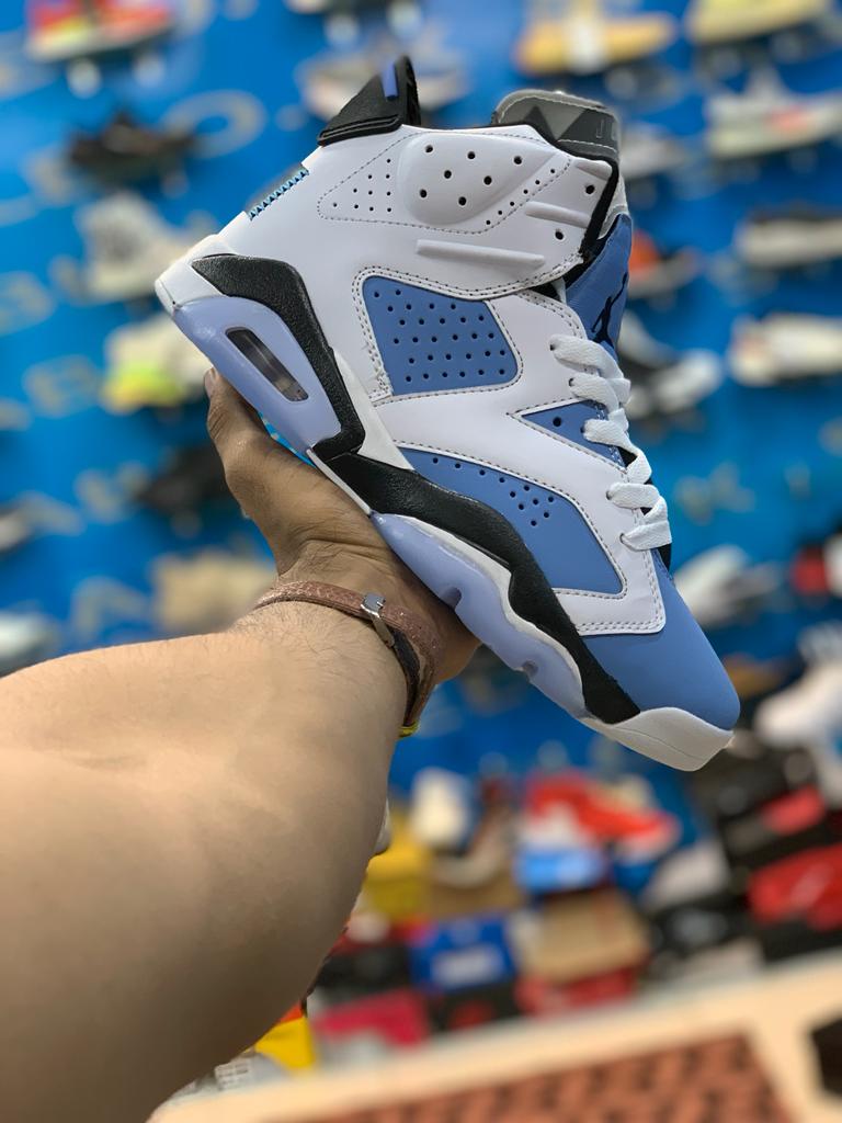Jordan 6 Retro UNC White Premium Quality (Dot Perfect)Jordan 6 Retro